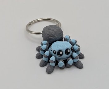 EMOTIONAL SUPPORT FAMILIAR - BLUE/GREY SPIDER