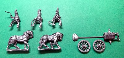 RUSSIAN HORSE ARTILLERY LIMBERS