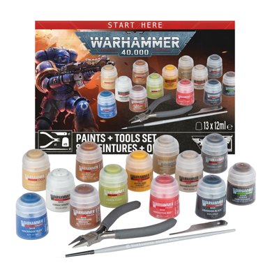 40K PAINTS/ TOOLS SET