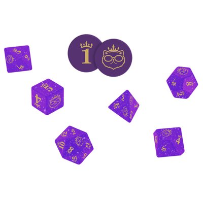PRINCESS DONUT DICE SET