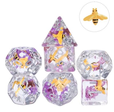 BEE FLOWER DICE