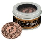 ANTIQUE COPPER METAL D20 SPINNER