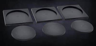 BASES AND CARRIERS: CAVALRY (3 BASES AND 3 STANDS)