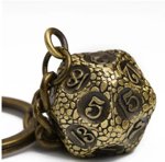 D20 KEYCHAIN - BRONZE