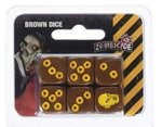 BROWN DICE SET (6)