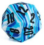 BLUE WHITE SILICONE 55MM D20