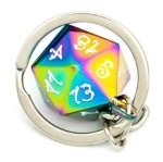 D20 KEYCHAIN - RAINBOW