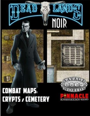 DEADLANDS NOIR MAP: CEMETARY/CRYPT