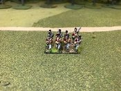 BRITISH CENTER COMPANY, STOVEPIPE SHAKO, ADVANCING (50)