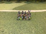 BRITISH CENTER COMPANY, STOVEPIPE SHAKO, ADVANCING (50)