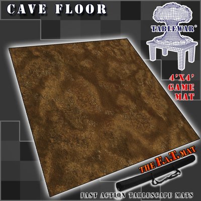 CAVE FLOOR GAMING MAT (4' X 4')