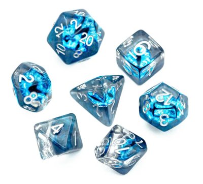 DEMON EYE BLUE DICE